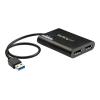 Adapter USB to Dual DisplayPort 4K 60Hz