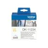 Brother DK11234 - Papier - selbstklebend - Schwarz auf Weiß - 60 x 86 mm 260 Etikett(en) (1 Rolle(n) x 260 gestanzte Etiketten - für Brother QL-1110NWB, QL-600B, QL-600G, QL-600R, QL-800, QL-810W, QL-820NWB