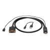 C2G 10ft (3m) HDMI to VGA Active Video Adapter Cable - 1080p - Videoadapter - HDMI, Mikro-USB Typ B (nur Strom) zu HD-15 (VGA) männlich - 3 m - Schwarz - aktiv, 1080p Unterstützung 60Hz