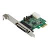 Startech 4 Port Serielle PCI Express RS232 Adapter Karte - PCIe RS232 Serielle Host Controller Karte - PCIe auf Serielle DB9 Karte - 16950 UART - Erweiterungskarte - Windows & Linux (PEX4S953) - Serieller Adapter - PCI Express x1 - RS-232 x 4