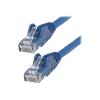 StarTech.com 10m Netzwerkkabel CAT6 - LSZH(weniger Rauch, Halogenfrei) - 10Gbit 650MHz 100W POE RJ45 U / UTP LAN-Patch Kabel - Blau, ETL Zertifizierung, 24AWG, Installationskabel (N6LPATCH10MBL) - Patch-Kabel - RJ-45 (M) zu RJ-45 (M) - 10 m - 6 mm - UT