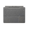 Microsoft Surface Pro Keyboard for Business - Tastatur - mit Trackpad, Beschleunigungsmesser, Surface Slim Pen 2 Ablage- und Ladeschale - QWERTY - Englisch - Platin