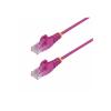 StarTech.com 10m Pink Slim CAT6 Ethernet Cable, Snagless, 28AWG, LSZH - Patch-Kabel - RJ-45 (M) zu RJ-45 (M) - 10 m - 3.6 mm - UTP - CAT 5 / 5e / 6 - IEEE 802.3bt - halogenfrei, ohne Haken, stabiler Kupfer - pink
