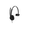 HP Poly Mission 415 - Mission 400 Series - Headset - On-Ear - kabelgebunden - aktive Rauschunterdrückung - USB-A, USB-C - Schwarz - Works With Chromebook Certified, Zertifiziert für Microsoft Teams, Google Meet-zertifiziert, Zoom-zertifiziert