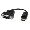 StarTech Aktiver DisplayPort auf DVI-D Adpater - DP zu DVI Single Link Konverter (Stecker / Buchse) - 1920x1200 - DisplayPort-Adapter - DisplayPort (M) zu DVI-D (W) - 20 cm - Schwarz - für P / N: DKM30CHDPD, DKM30CHDPDUE, SV231QDPU34K, TB32DP14, TB3CDK2D