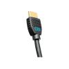 C2G 18in 4K HDMI Cable - Performance Series Cable - Ultra Flexible - M / M - HDMI-Kabel - HDMI männlich zu HDMI männlich - 50 cm - Schwarz