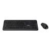 Targus - Tastatur-und-Maus-Set - Kombination - full size - kabellos - 2.4 GHz - QWERTY - Nordisch - Schwarz