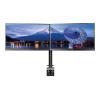 DS1002C-B1 / Dual-Monitor Klemmhalterung für Displays von 10-30", VESA 75 x 75 mm oder 100 x 100 mm, Traglast 10 Kg