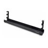 StarTech.com Schreibtischkabelkanal, Längenanpassung, Kabelwanne Weiß - Kabelmanagementfach - unter Tisch montierbar - Schwarz - 80 cm