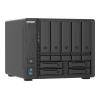 QNAP TS-H966TX - NAS-Server - 9 Schächte - SATA 6Gb / s / U.2 - RAID JBOD, 0, 1, 5, 6, 10, 50, 60 - RAM 8 GB - 2.5 Gigabit Ethernet / 10 Gigabit Ethernet - iSCSI Support