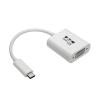Eaton Tripp Lite Series USB C to VGA Video Adapter Converter1080p, M / F, USB Type C to VGA, USB-C to VGA, USB Type-C to VGA 6in - Externer Videoadapter - USB-C 3.1 - VGA - weiß