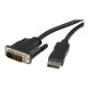 StarTech.com 3m DisplayPort auf DVI Adapter Konverter Kabel / DP zu DVI (Stecker / Stecker) max. Auflösung 1920x1200 / 1080p - DisplayPort-Kabel - DisplayPort (M) zu DVI-D (M) - 3 m - Schwarz - für P / N: DPPNLFM3, DPPNLFM3PW