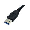 StarTech 0,5m USB 3.0 A auf Micro B Kabel - St / St - Schwarz - 50cm SuperSpeed USB 3.0 Anschlusskabel - Stecker / Stecker - USB-Kabel - Micro-USB Typ B (M) zu USB Typ A (M) - USB 3.0 - 50 cm - geformt - Schwarz - für P / N: DKT30CVAGPD, S251BMU313, S251