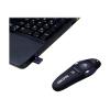 DICOTA Pin Point Wireless Laser Pointer - Projektorzeigegerät - kabellos - kabelloser Empfänger (USB) - Schwarz