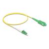 Delock - Netzwerkkabel - LC / APC Einzelmodus (M) zu SC / APC Einzelmodus (M) - 0.5 m - 2 mm - Glasfaser - Simplex - 9 / 125 Mikrometer - G.657.A2 / OS2 - halogenfrei - Gelb