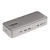 StarTech.com Dual-Laptop USB-C KVM Docking Station, Dual Monitor 4K 60Hz DisplayPort Dock, 5-Port USB Hub, GbE, 90W / 45W Power Delivery to Two Laptops, Windows / Mac, 2-Host KVM Dock - Dockingstation - USB-C 3.2 Gen 2 - 2 x DP - 1GbE - TAA-konform - Gro