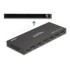 Delock - Video / Audio-Schalter - 1 x HDMI output, 8K 60 Hz - 5 x HDMI - Desktop