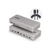 StarTech.com USB4 Docking Station, USB-C 40Gbps, Dual Video HDMI, Up to 2x 4K 60Hz 4:4:4 (RGB) or 2x 4K 120Hz 4:2:2, Multi-Monitor Dock, 6x USB, 2.5GbE, 100W PD - Dockingstation - USB4 / Thunderbolt 4 - 2 x HDMI - 1GbE, 2.5GbE - 180 Watt