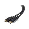 C2G 6ft DisplayPort Male to HDMI Male Passive Adapter Cable - 4K 30Hz - Videoadapter - DisplayPort männlich zu HDMI männlich - 1.8 m - Schwarz - passiv, 4K Unterstützung