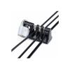 StarTech.com Peripheral Cable Anchor Lock, Keyboard / Mouse Cable Trap - Sicherheitskabelanker - Tisch montierbar - Schwarz - TAA-konform