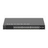 NETGEAR AV Line M4350-36X4V - Switch - L3 - managed - 36 x 100 / 1000 / 2.5G / 5G / 10GBase-T (PoE++) + 4 x 1 / 10 / 25 Gigabit SFP28 - Luftstrom von vorne nach hinten - an Rack montierbar - PoE++ (280 W)