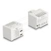 Delock - Netzteil - 20 watt - 3 A - PD - 2 Ausgabeanschlussstellen (USB-C) - weiß