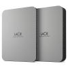LaCie Mobile Drive STLP1000400 - Festplatte - 1 TB - extern (tragbar) - USB 3.2 Gen 1 (USB-C Steckverbinder) - Moon Silver