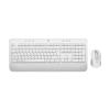 Logitech Signature MK650 Combo for Business - Tastatur-und-Maus-Set - kabellos - Bluetooth LE - QWERTY - Nordisch (Dänisch / Finnisch / Norwegisch / Schwedisch) - Off-White