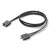 Lenovo Split Cable - Thunderbolt-Kabel - USB-C- / Stromanschluss zu 24 pin USB-C, Slim Tip - Thunderbolt 4 - 70 cm - Schwarz - für ThinkCentre M75t Gen 2 11W5