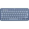 Logitech K380 Multi-Device Bluetooth Keyboard for Mac - Tastatur - kabellos - Bluetooth 3.0 - QWERTZ - Deutsch - Blueberry
