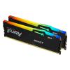 Kingston FURY Beast RGB - DDR5 - Kit - 32 GB: 2 x 16 GB - DIMM 288-PIN - 6000 MHz / PC5-48000 - CL36 - 1.35 V - ungepuffert - on-die ECC