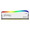 Kingston FURY Beast - RGB Special Edition - DDR4 - Modul - 16 GB - DIMM 288-PIN - 3600 MHz / PC4-28800 - CL18 - ungepuffert - non-ECC - weiß