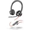 Poly Blackwire 8225 - Blackwire 8200 series - Headset - On-Ear - kabelgebunden - aktive Rauschunterdrückung - USB-C - Schwarz - Zoom Certified, UC-zertifiziert