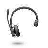 Poly Voyager 4310 - Voyager 4300 series - Headset - On-Ear - Bluetooth - kabellos - USB-C - Schwarz