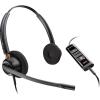 Poly EncorePro 525-M - EncorePro 500 series - Headset - On-Ear - kabelgebunden - USB-A - Schwarz - Zertifiziert für Microsoft Teams