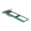 Delock PCI Express 4.0 x8 Karte zu 2 x intern U.2 NVMe SFF-8639 - Bifurcation