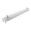 Delock - Abdeckplatte - gray (RAL 7035) - 1U - 48.3 cm (19")