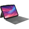 Logitech Combo Touch - Tastatur und Foliohülle - mit Trackpad - hintergrundbeleuchtet - Apple Smart connector - QWERTY - Nordisch (Dänisch / Finnisch / Norwegisch / Schwedisch) - Oxford Gray - für Apple 10.9-inch iPad (10. Generation), iPad A16 Wi-Fi, A16