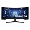 Samsung Odyssey G5 C34G55TWWP - G55T Series - LED-Monitor - Gaming - gebogen - 86 cm (34") - 3440 x 1440 UWQHD @ 165 Hz - VA - 250 cd / m² - 2500:1 - HDR10 - 1 ms - HDMI, DisplayPort - Schwarz