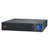 APC Easy UPS On-Line - USV (Rack - einbaufähig) - Wechselstrom 220 / 230 / 240 V - 900 Watt - 1000 VA - 1-phasig - Bleisäure - USB, serial - Ausgangsanschlüsse: 3 - PFC - 2U - Europa - Schwarz, RAL 7010