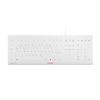 CHERRY STREAM - Tastatur - USB - Deutsch - Tastenschalter: CHERRY SX - White Gray