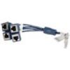 HP X260 mini D-28 to 4-RJ45 0.3m Router Cable