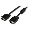 StarTech.com 2m VGA HD15 Koaxial Monitorkabel - St / St - VGA-Kabel - HD-15 (VGA) (M) zu HD-15 (VGA) (M) - 2 m - geformt - Schwarz