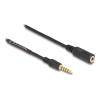 Delock - Audioverlängerungskabel - 5-poliger Mini-Stecker männlich zu 5-poliger Mini-Stecker weiblich - 3 m - Schwarz