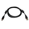 Eaton Tripp Lite Series USB 2.0 A to B Cable with Ferrite Chokes (M / M), 3 ft. (0.91 m) - USB-Kabel - USB Typ B (M) zu USB (M) - USB 2.0 - 91.4 cm - Schwarz