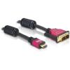 Delock - Adapterkabel - Single Link - HDMI männlich zu DVI-D männlich - 1.8 m