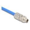 Delock - Netzwerkanschluss - 8 pin M12-X (M) - CAT 6a - IEEE 802.3an