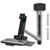 Monitorarm StyleView® Sit-Stand Combo System / LCD-Höhenverstellbereich 51cm / poliertes Aluminium