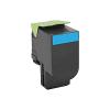 800X2 Toner Cyan extra Kapazität 4000 Seiten kompatibel zu den Modellen / CX510de / CX510dhe / CX510dthe