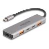 Delock - Hub - 10 Gbps, Power Delivery 95 Watt - 2 x USB-C + 2 x USB - Desktop